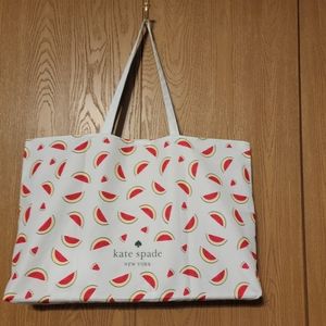 Kate Spade Watermelon Canvas Tote New without Tags